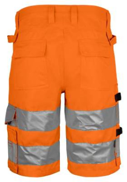 6536 EN ISO 20471 CLASS 2/1 – Shorts, Orange/Schwarz – ProJob (2)