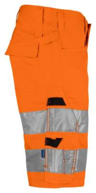 6536 EN ISO 20471 CLASS 2/1 – Shorts, Orange/Schwarz – ProJob (4)