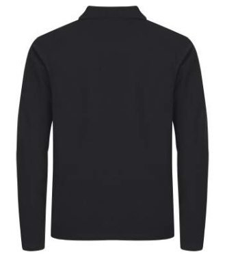 Stretch Premium L/S – Poloshirt, Schwarz – Clique (4)
