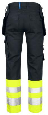 6530 – Hose, EN ISO 20471 CLASS 1, Gelb/Schwarz - ProJob (2)