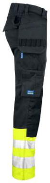 6530 – Hose, EN ISO 20471 CLASS 1, Gelb/Schwarz - ProJob (4)