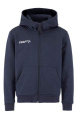 Community 2.0 Logo FZ – Kapuzenpullover (Kinder), Marine