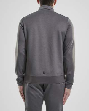 Noble Zip – Jacke (Herren), Dunkelgraue Melange - Craft (4)