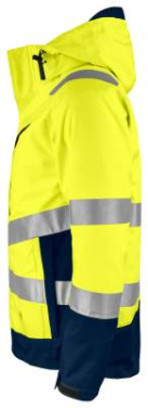 6445 FUNCTIONAL 3-IN-1 EN ISO 20471 CLASS 3/2 – Jacke, Gelb/Marineblau – ProJob (4)