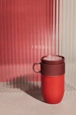 Ted – Thermobecher – Sagaform, Bordeauxrot (4)