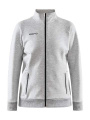 CORE Soul – Jacke mit durchgehendem Reißverschluss (Damen), Graumeliert