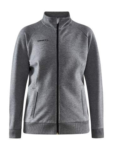 CORE Soul – Jacke mit durchgehendem Reißverschluss (Damen), Dunkelgrau Melange - Craft