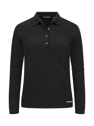 Advantage Long Sleeve – Poloshirt (Damen), Schwarz - Cutter & Buck (1)