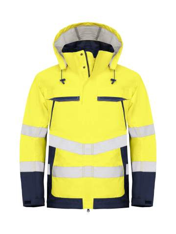6440 FUNCTIONAL EN ISO 20471 CLASS 3 – Jacke, Gelb/Marineblau – ProJob (1)