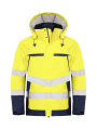 6440 FUNCTIONAL EN ISO 20471 CLASS 3 – Jacke, Gelb/Marineblau
