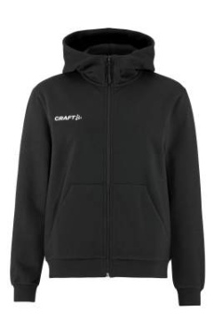 Community 2.0 Logo FZ – Kapuzenpullover (Damen), Schwarz - Craft (2)