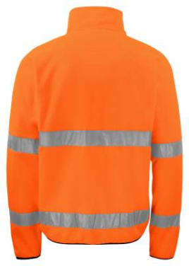 6327 EN ISO 20471 CLASS 3 – Fleecejacke, Orange/Schwarz – ProJob (2)