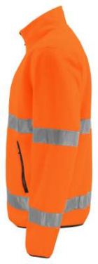6327 EN ISO 20471 CLASS 3 – Fleecejacke, Orange/Schwarz – ProJob (3)