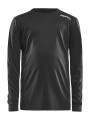 Rush LS – T-Shirt (Kinder), Schwarz
