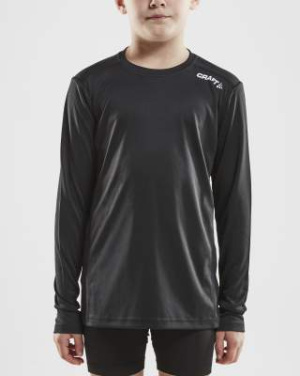 Rush LS – T-Shirt (Kinder), Schwarz - Craft (2)