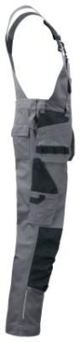 5630 & BRACE – Trägerhose, Grau - ProJob (4)
