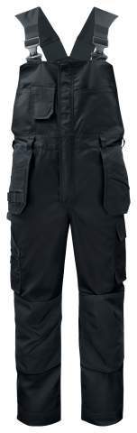5630 & BRACE – Trägerhose, Schwarz - ProJob (1)