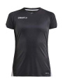 PRO Control Impact Ss – T-Shirt (Damen), Schwarz/Weiß