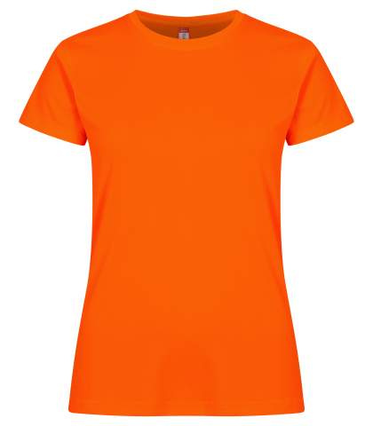 Basic Active-T – T-Shirt (Damen), Sichtbarkeitsorange - Clique (1)