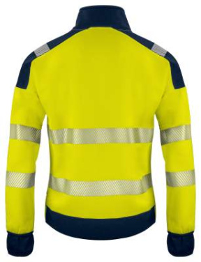6109 EN ISO 20471 CLASS 3/2 – Sweatshirt, Gelb/Marineblau – ProJob (3)