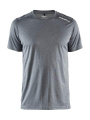 Rush SS – T-Shirt (Herren), Dunkelgrau Melange