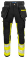 6540 – Hose, EN ISO 20471 CLASS 1, Gelb/Schwarz