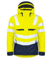 6425 FUNCTIONAL, PADDED EN ISO 20471 CLASS 3 – Jacke, Gelb/Marineblau