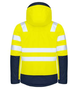6425 FUNCTIONAL, PADDED EN ISO 20471 CLASS 3 – Jacke, Gelb/Marineblau - ProJob (2)