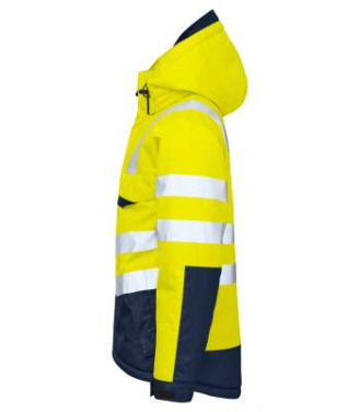 6425 FUNCTIONAL, PADDED EN ISO 20471 CLASS 3 – Jacke, Gelb/Marineblau - ProJob (4)
