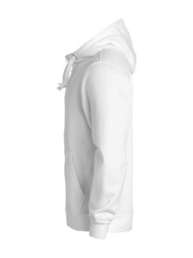 Basic Hoody – Jacke mit durchgehendem Reißverschluss, Weiß – Clique (3)