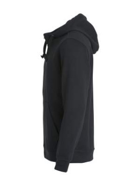 Basic Hoody – Jacke mit durchgehendem Reißverschluss, Schwarz – Clique (3)