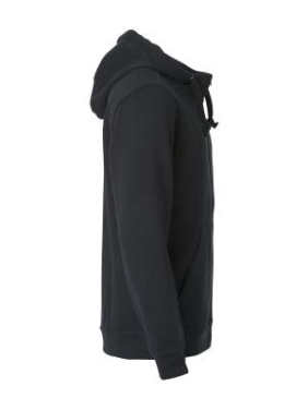 Basic Hoody – Jacke mit durchgehendem Reißverschluss, Schwarz – Clique (4)