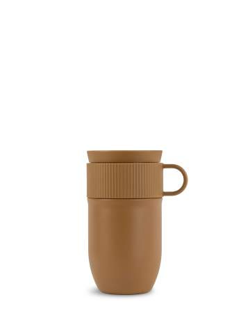 Ted – Thermobecher – Sagaform, Toffeebraun (1)