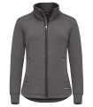 Pemberton Full Zip – Strickjacke (Damen), Anthrazit-Melange