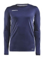 PRO Control Impact Ls – T-Shirt (Herren), Marineblau/Weiß