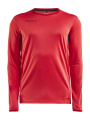 PRO Control Impact Ls – T-Shirt (Herren), Hellrot/Schwarz