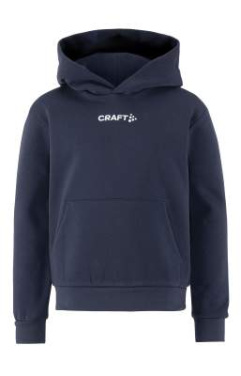 Community 2.0 Logo – Kapuzenpullover (Kinder), Marine - Craft (2)