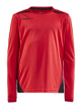 PRO Control Impact Ls – T-Shirt (Kinder), Hellrot/Schwarz