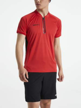 PRO Control Impact – Poloshirt (Herren), Hellrot/Schwarz - Craft (2)