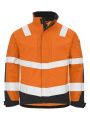 6426 – Warnschutzjacke, Orange/Schwarz