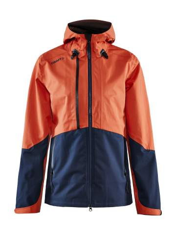 Block shell jkt – Hardshelljacke (Damen), Pfeffer/Dunkelblau - Craft (1)