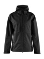 Block shell jkt – Hardshelljacke (Damen), Schwarz