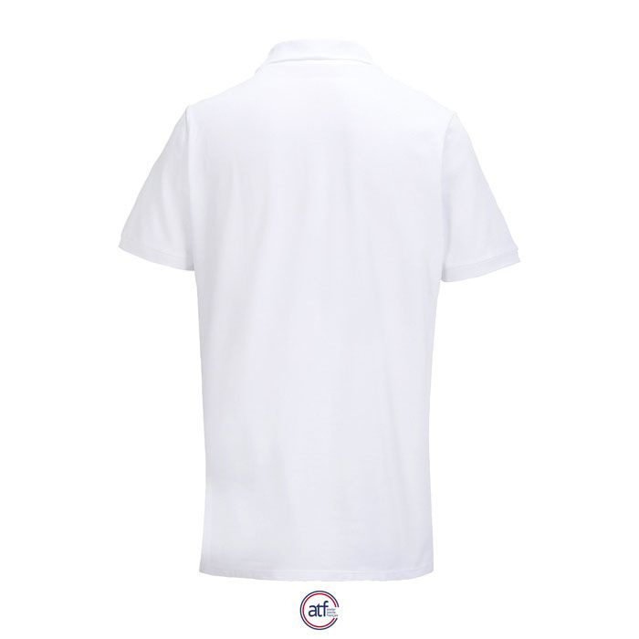 PIERROT Polo Unisex, Weiß, XS, Produktbild (1)
