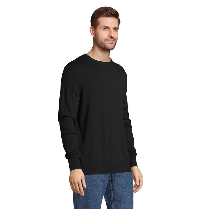 STUART MEN SWEATER, Tiefschwarz, 4XL, Produktbild (1)