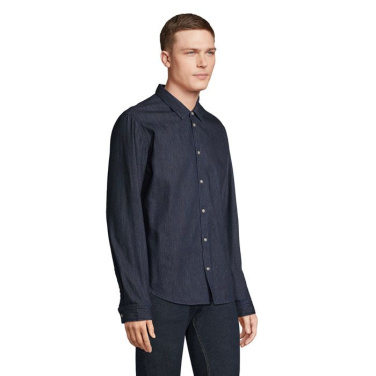 BENNETT MEN DENIM SHIRT, Brut Denim, 4XL, Produktbild (2)