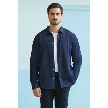 BENNETT MEN DENIM SHIRT, Brut Denim, 4XL, Produktbild (3)