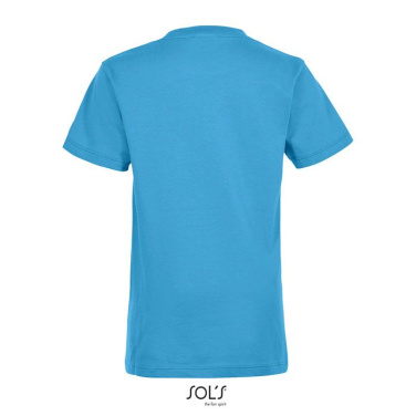 REGENT F KINDERT-SHIRT 150g, Aqua, 4XL, Produktbild (2)