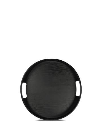 Hanna rundes Tablett – Sagaform, Schwarz (1)