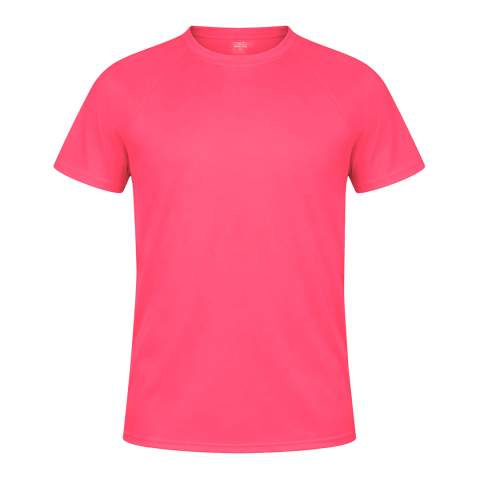 Erwachsenen-T-Shirt Tecnic Plus, Fluoreszierendes Rosa – Makito
