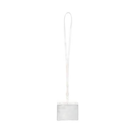 Ausweis-Lanyard Maes, Weiss – Makito